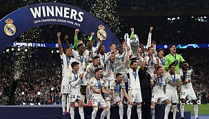 Real Madrid'in Şampiyonlar Ligi kutlaması