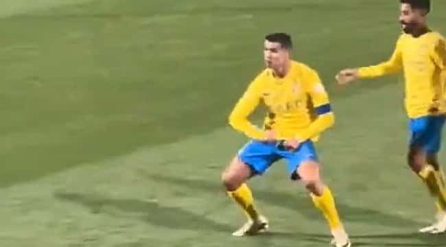 (VİDEO) Ronaldo, bu hareketi yüzünden ceza aldı!